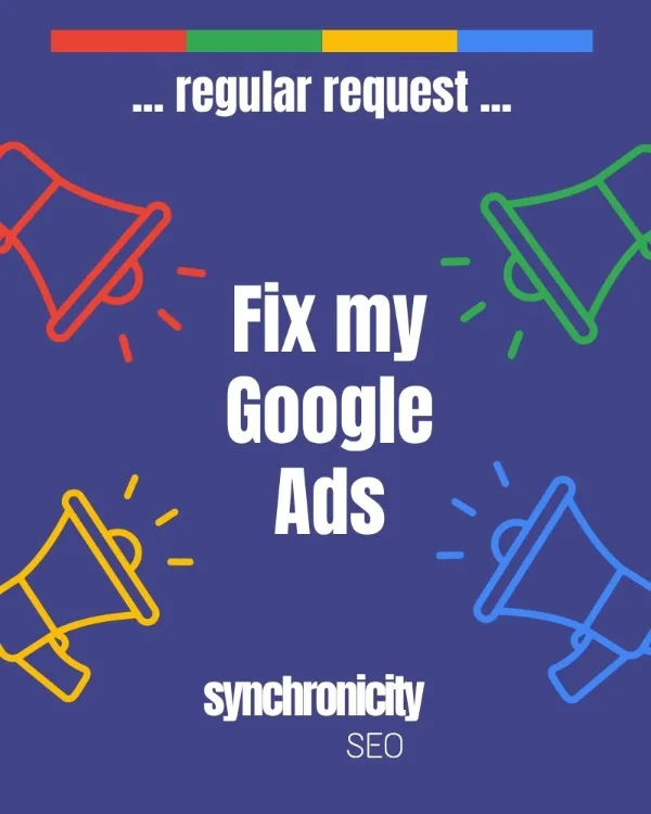 Instagram post: A regular request, fix my Google Ads